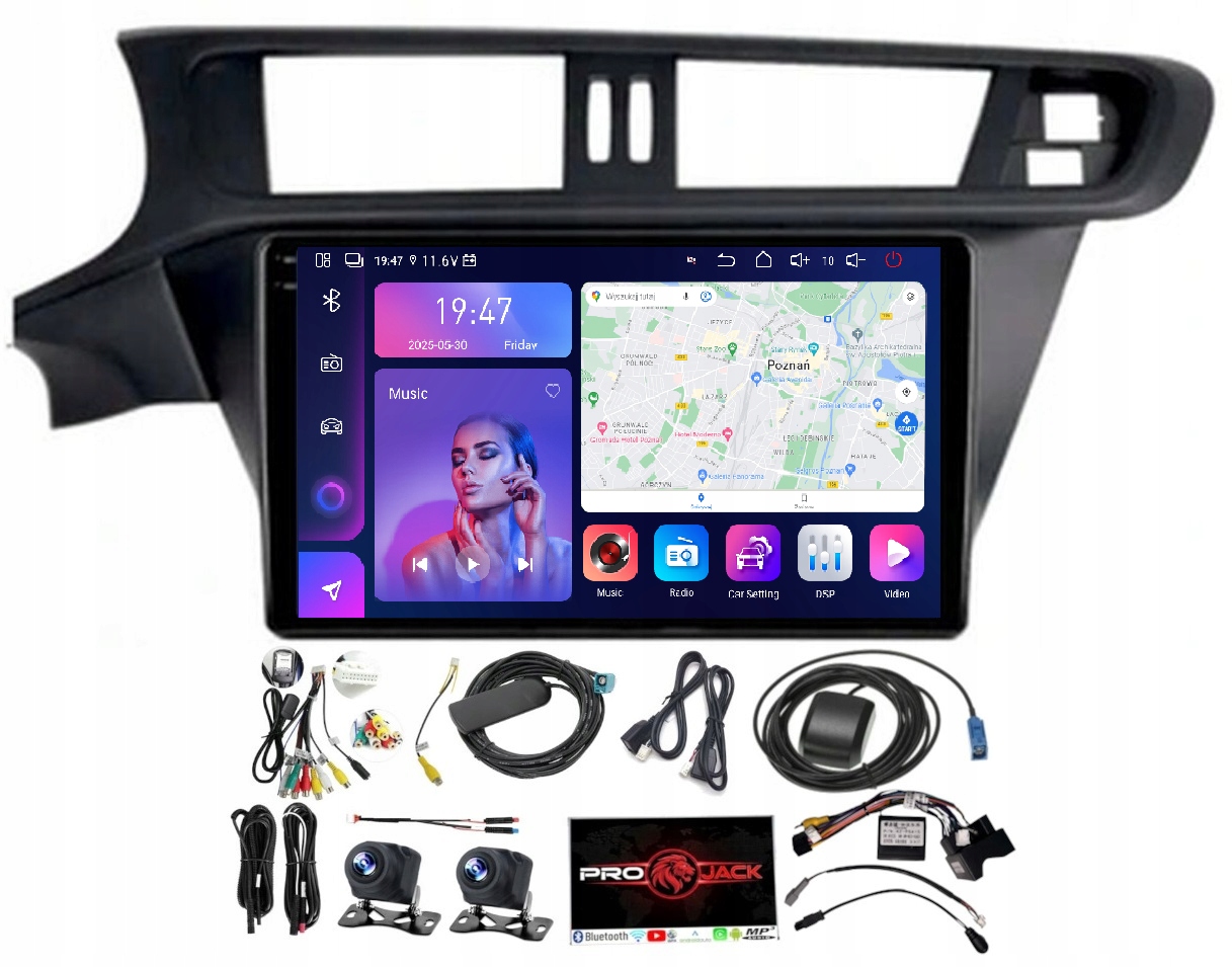Rádio Navigácia Carplay Android Citreon C3 Xr 2010-2018 8/256GB Sim