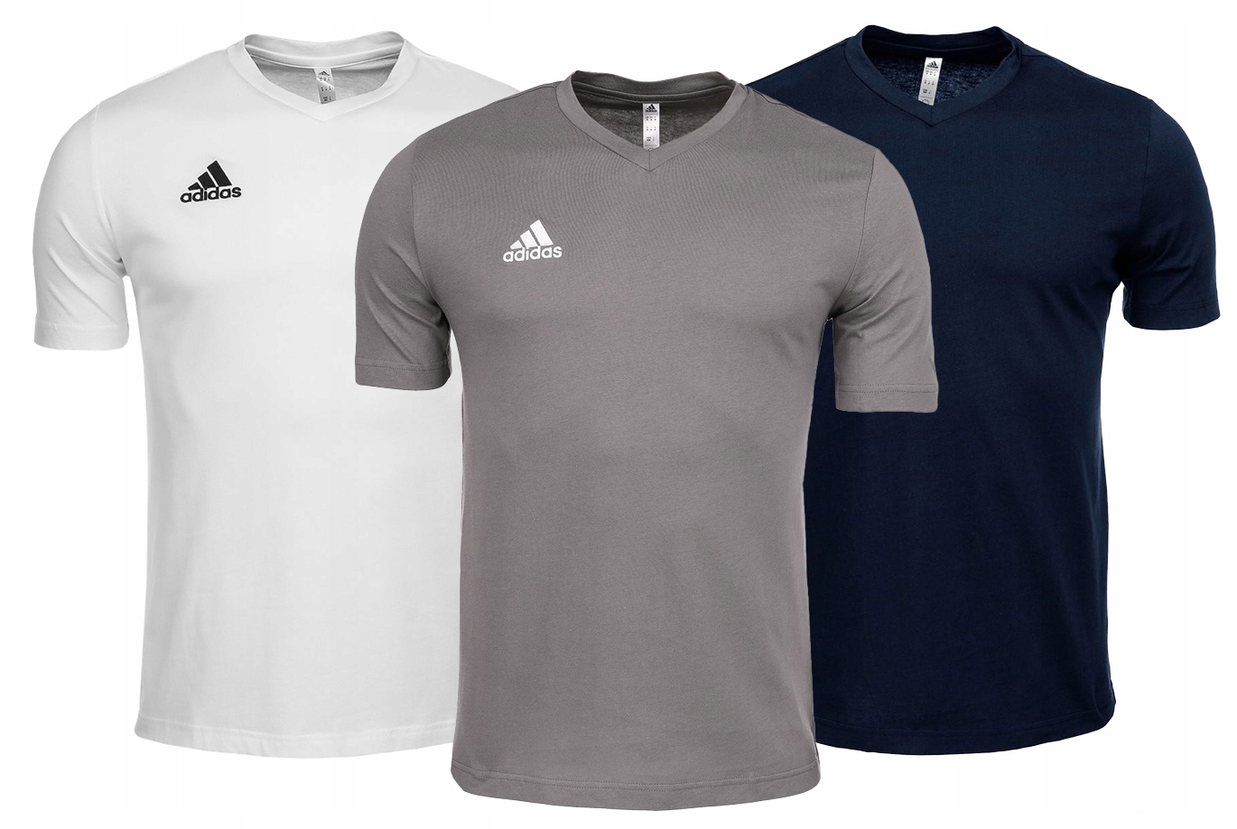 adidas zestaw koszulek męskich logo t-shirt r.S