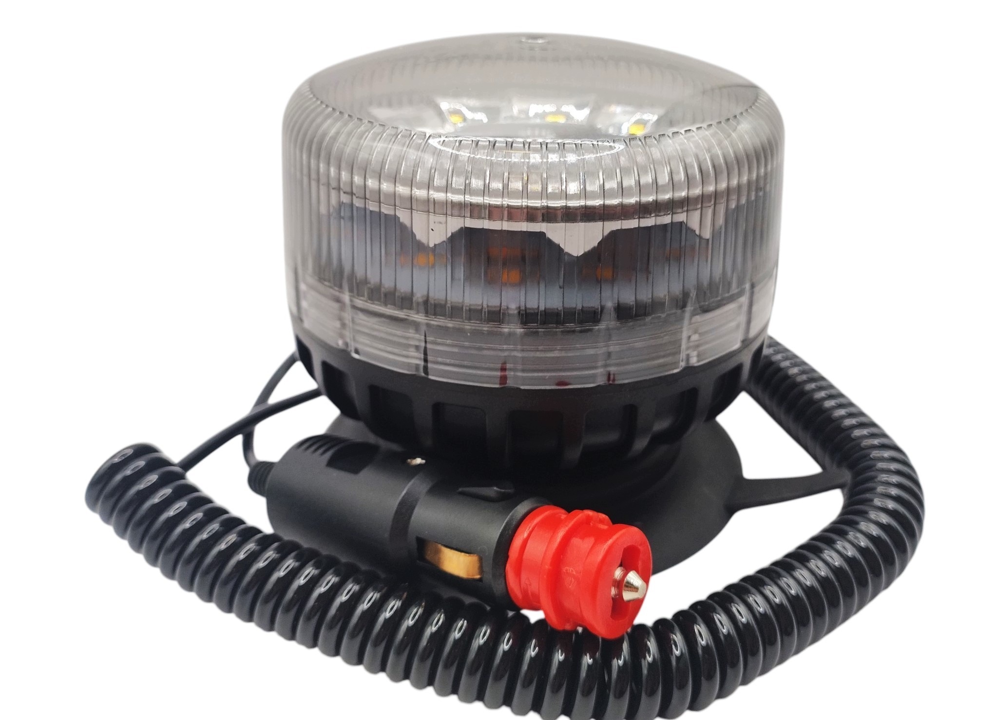 Led Výstražná Lampa Na Magnet S Vypínačem Led TT.1425 Black 12-24V