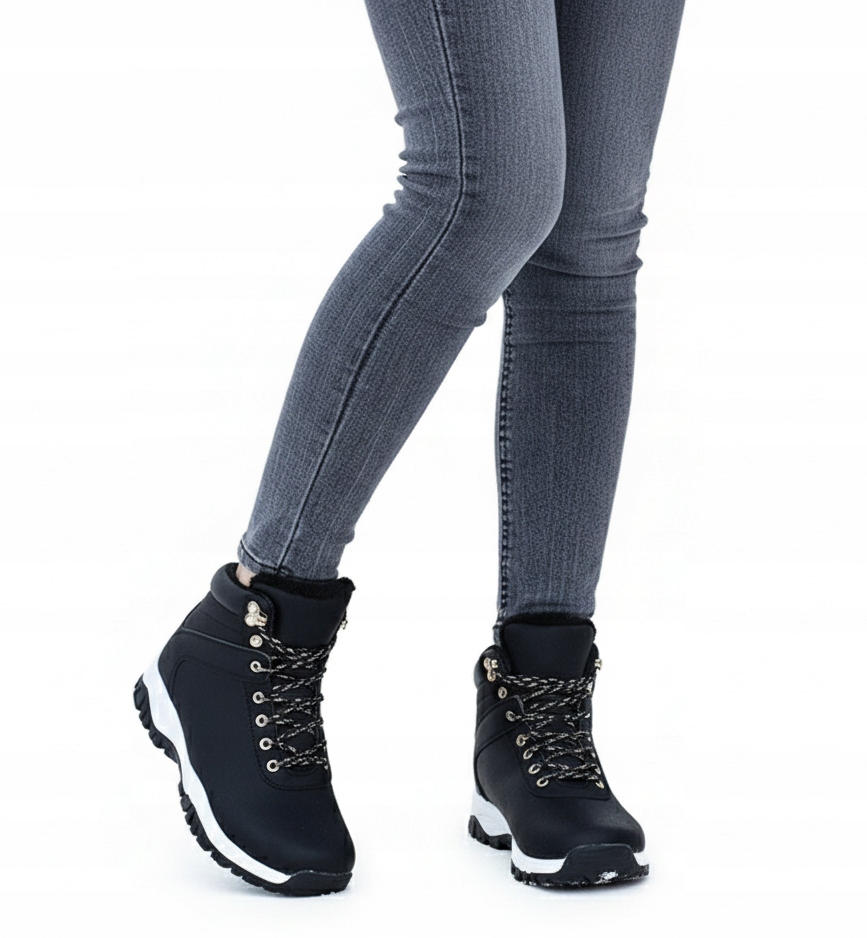 BUTY ZIMOWE DAMSKIE SPORTOWE OCIEPLANE ŚNIEGOWCE P3 Rozmiar 37