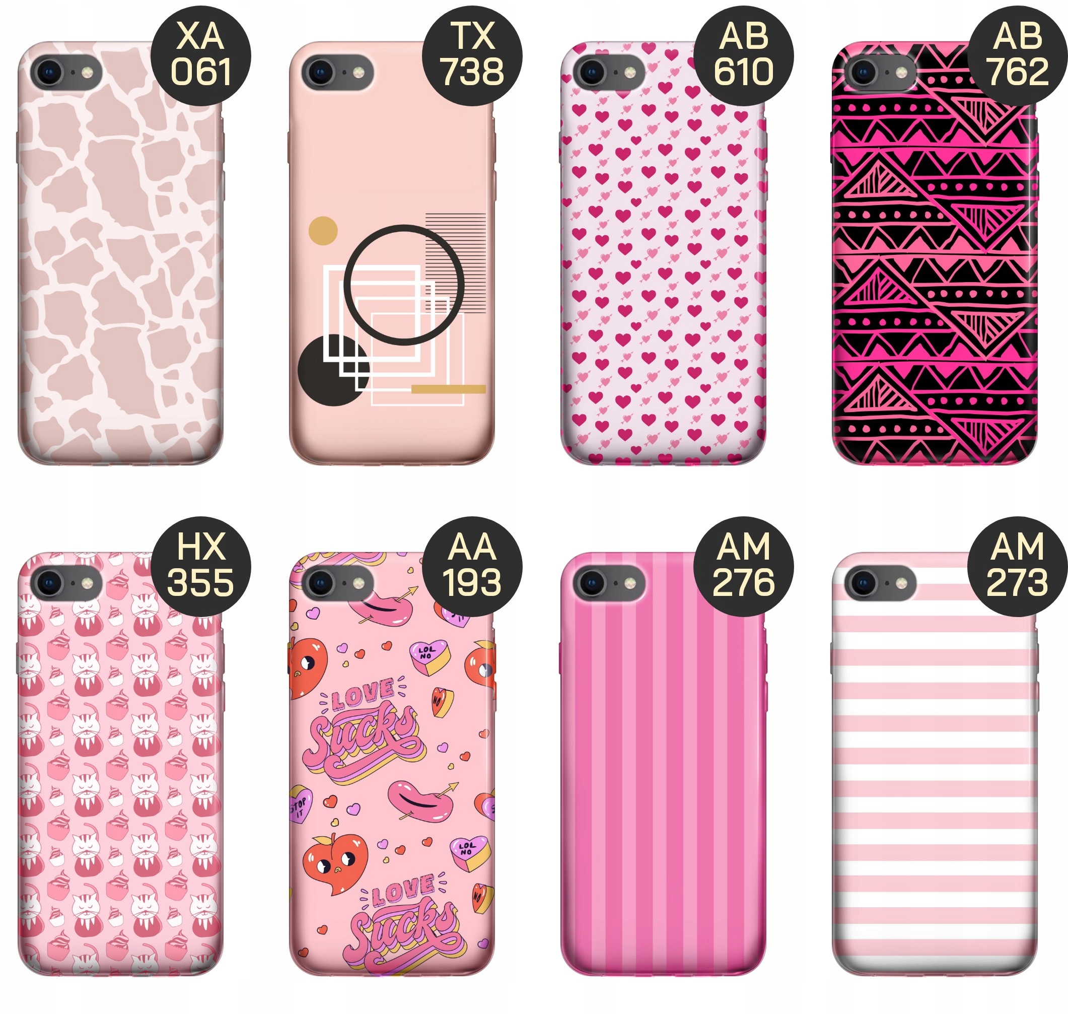 ETUI DO IPHONE 7/8/SE 2020 WZORY RÓŻOWE GOLDEN ROSE PUDROWY RÓŻ OBUDOWA Waga produktu z opakowaniem jednostkowym 0.1 kg