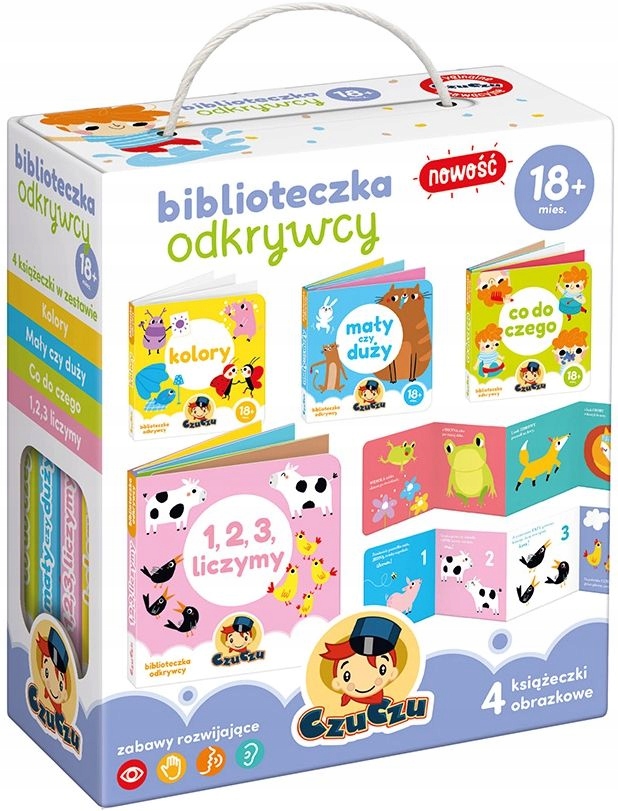 

Czuczu Biblioteczka Odkrywcy Zestaw 4 Książeczek