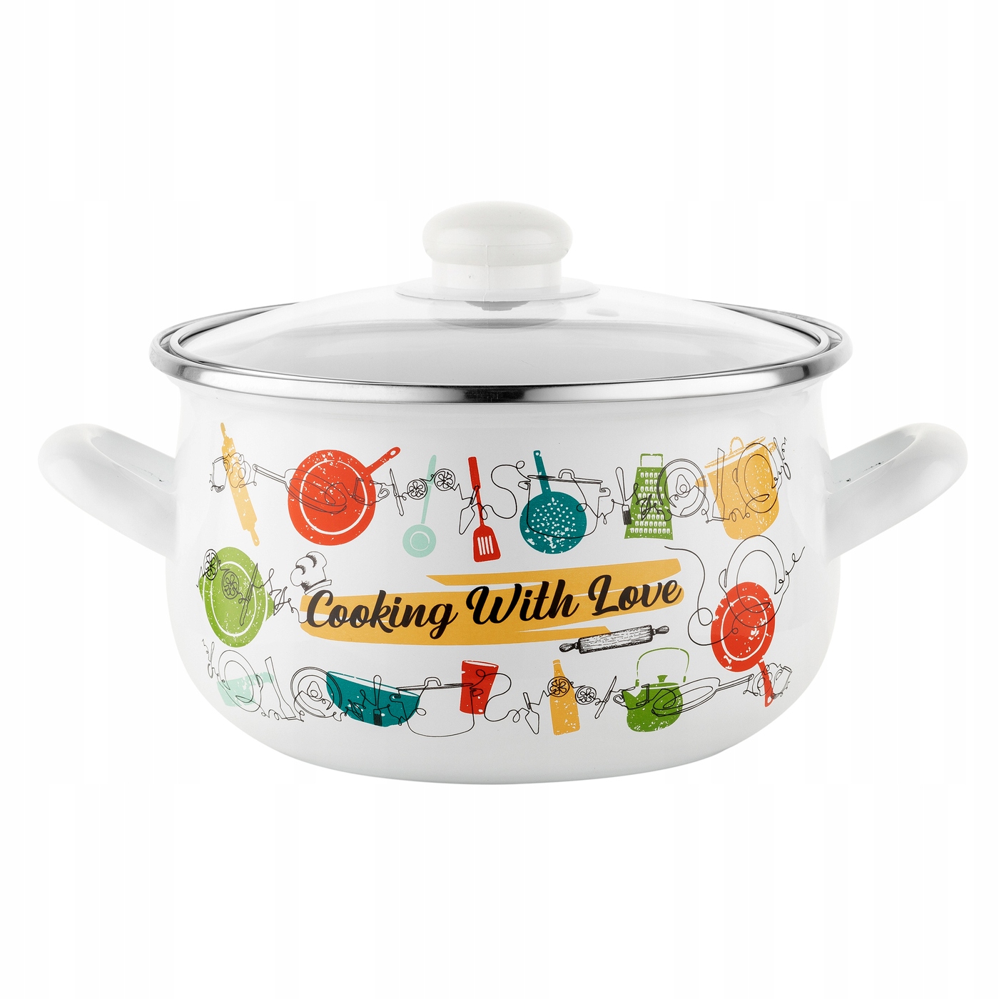 

Garnek Emalia Polska Pleszew Julia 18 cm 3 l