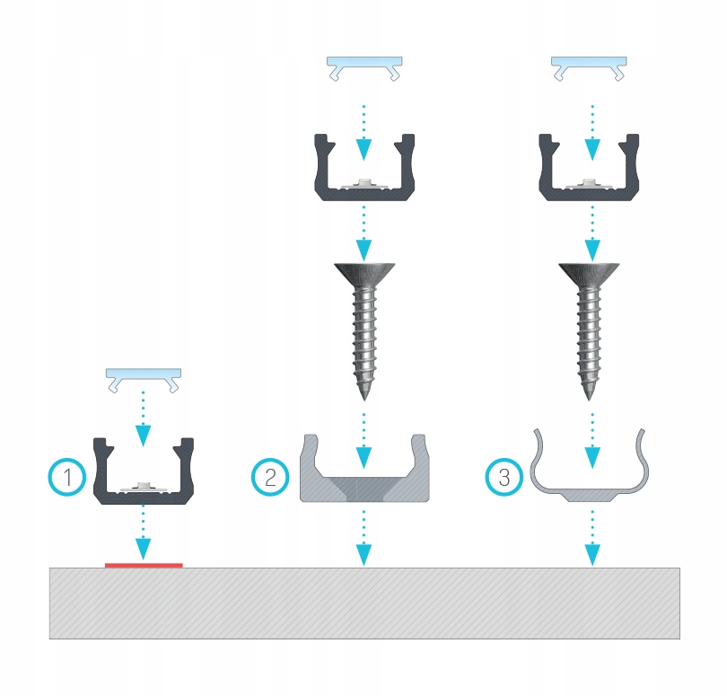 UCHWYT MONTAŻOWY DO PROFILU LED TYPU X LUMINES Kod producenta UCHWYT MONTAŻOWY DO PROFILU LED TYPU X