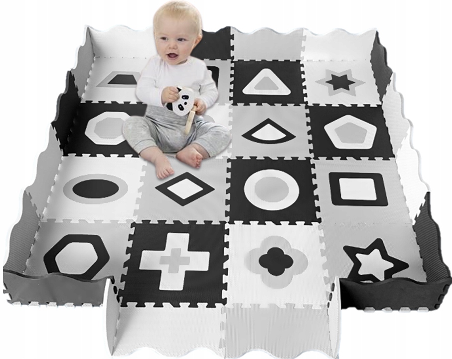 

Mata Puzzle Piankowe Edukacyjna Duża Gruba 36szt