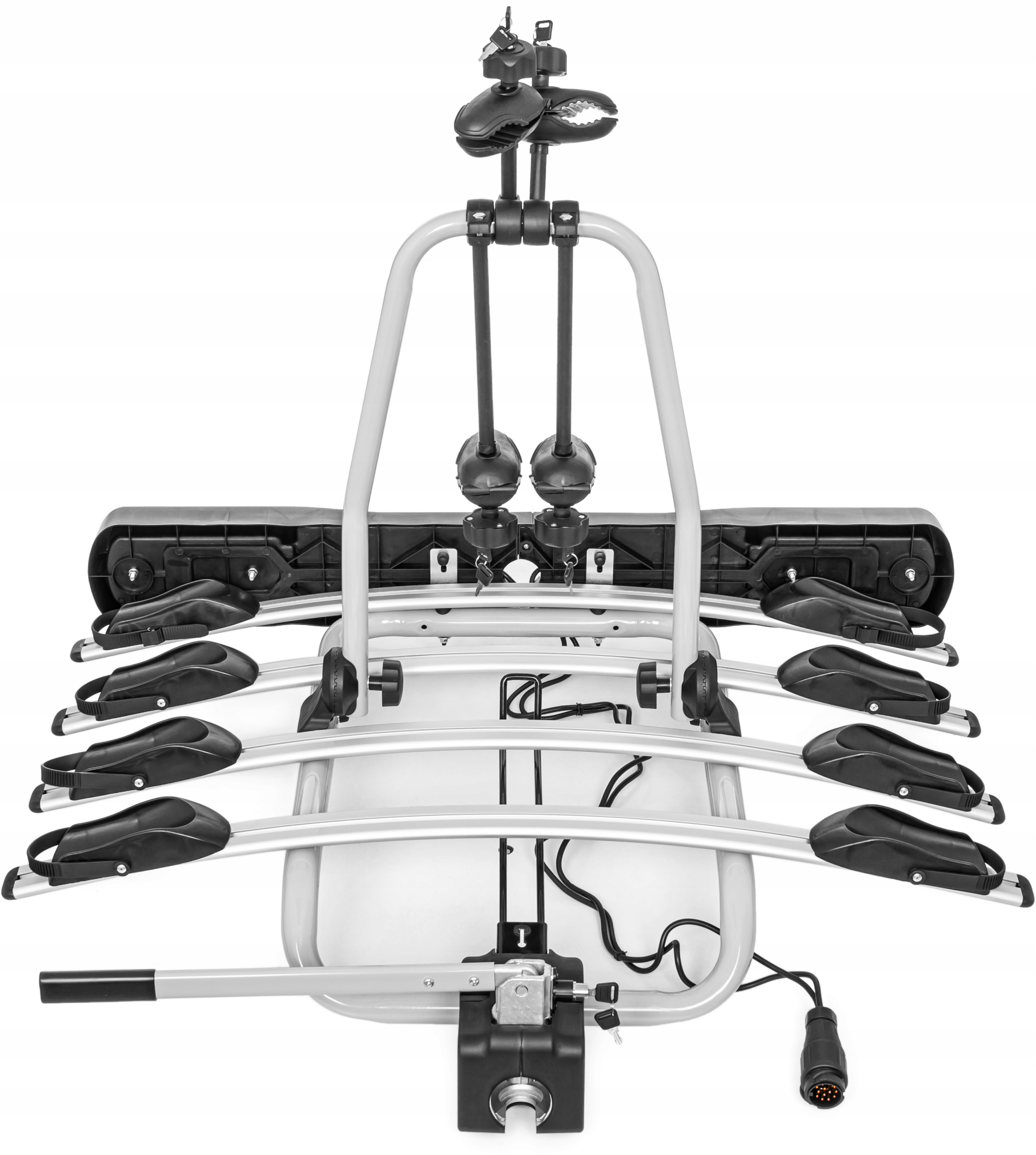 BAGAZNIK SAMOCHODOWY UCHWYT ROWEROWY NA 4 ROWERY Handle carrying capacity 60 kg