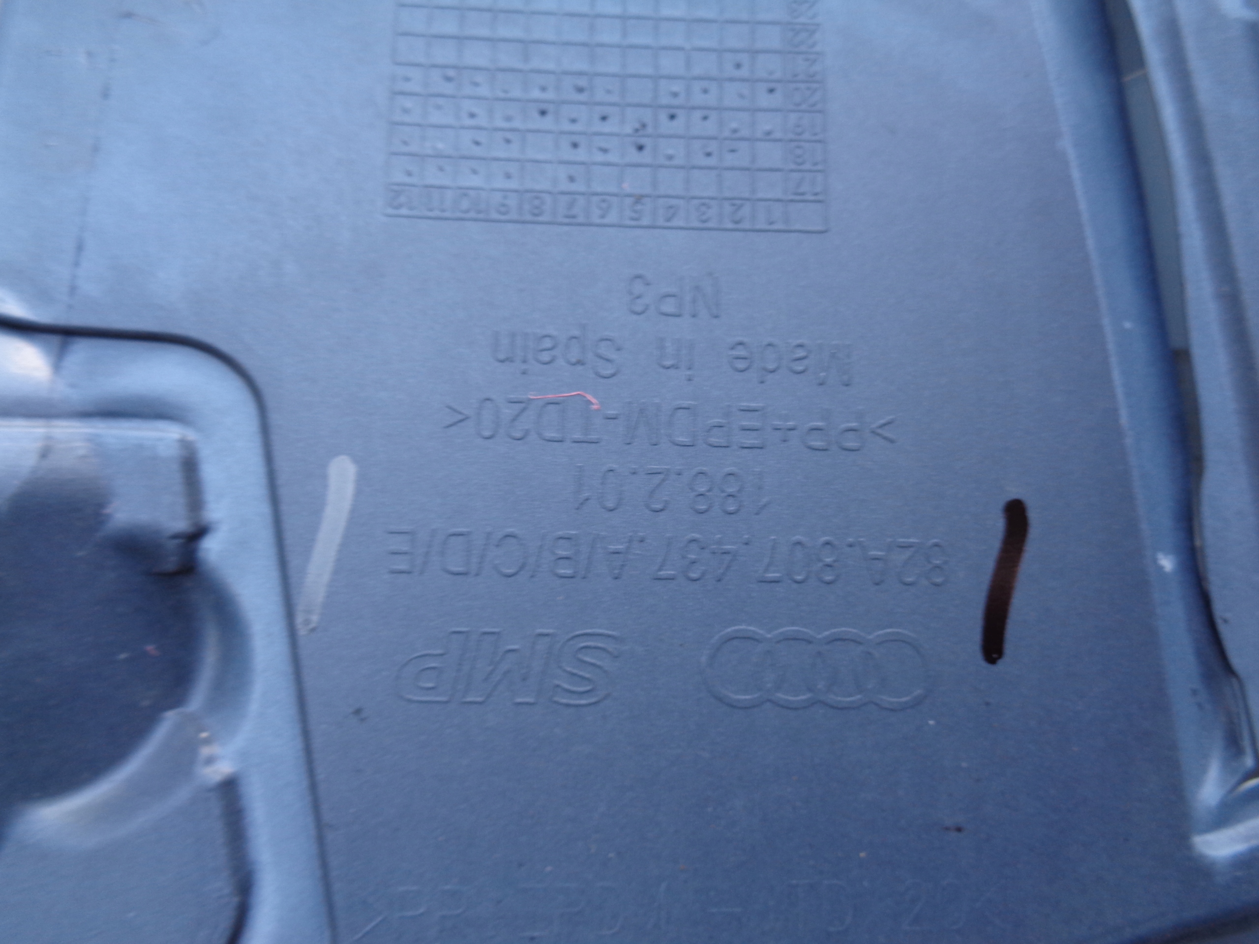 front bumper AUDI A1 II 82A 18- NR 52204