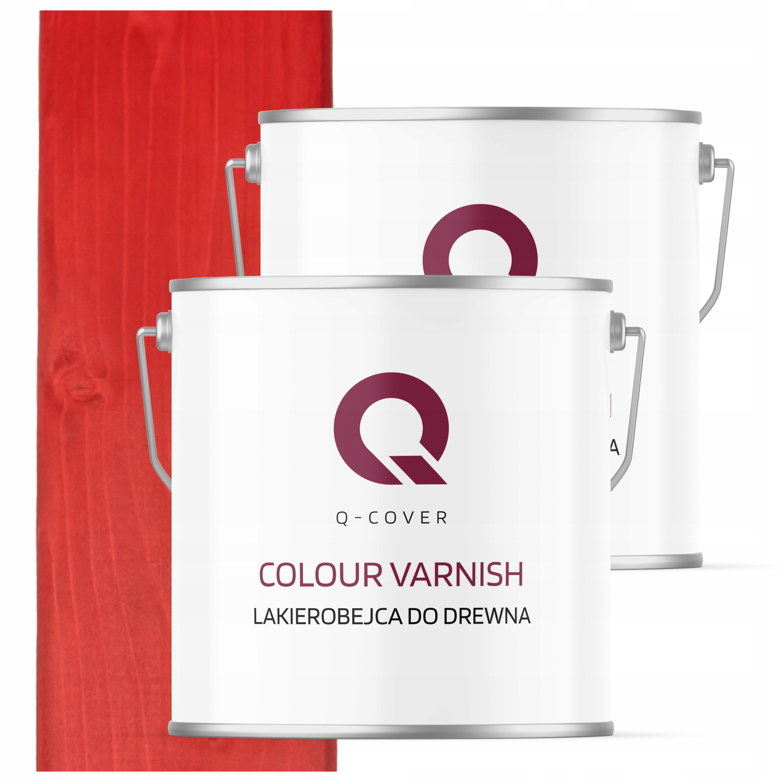 Lak Na Drevo 3V1 Extra Lazúra Červená Polomatná 5 L Ochranná