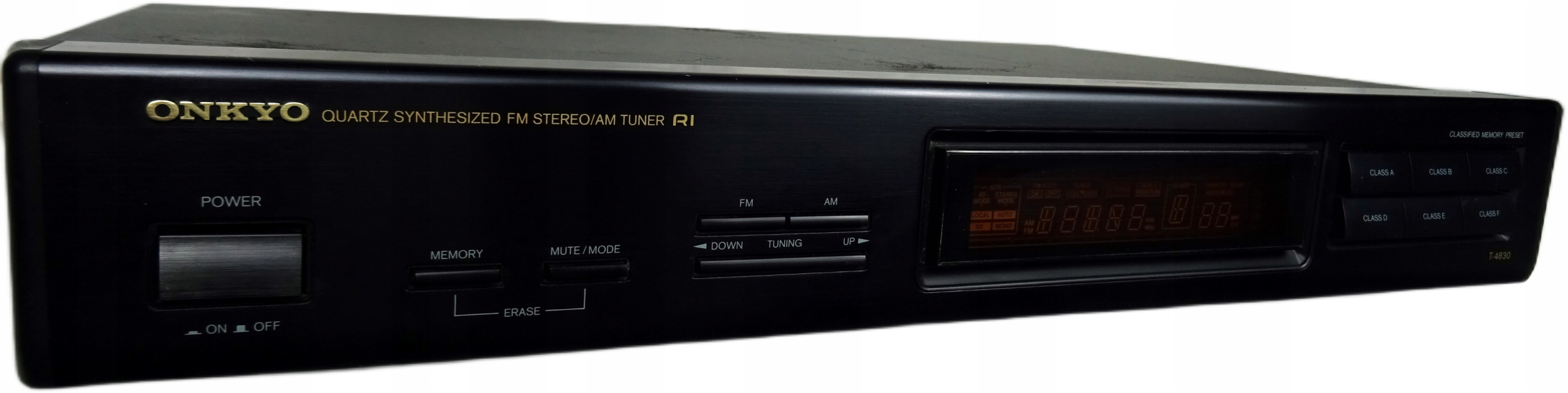 Tuner Onkyo T-4830 RI | Quartz Synthesized | Sprawny | Japan Kolor czarny