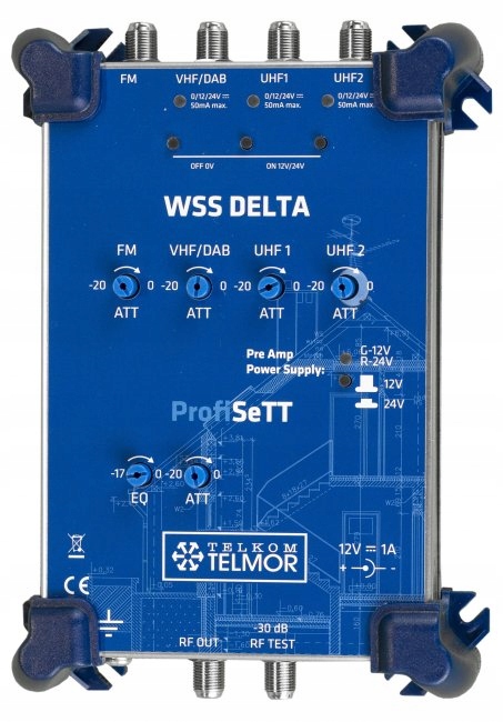 Pásmový zesilovač Wss Delta Telkom-Telmor