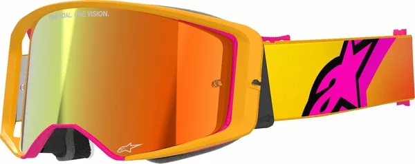 Okuliare Alpinestars Supertech Corp Abs Vision yellow/pink mirror