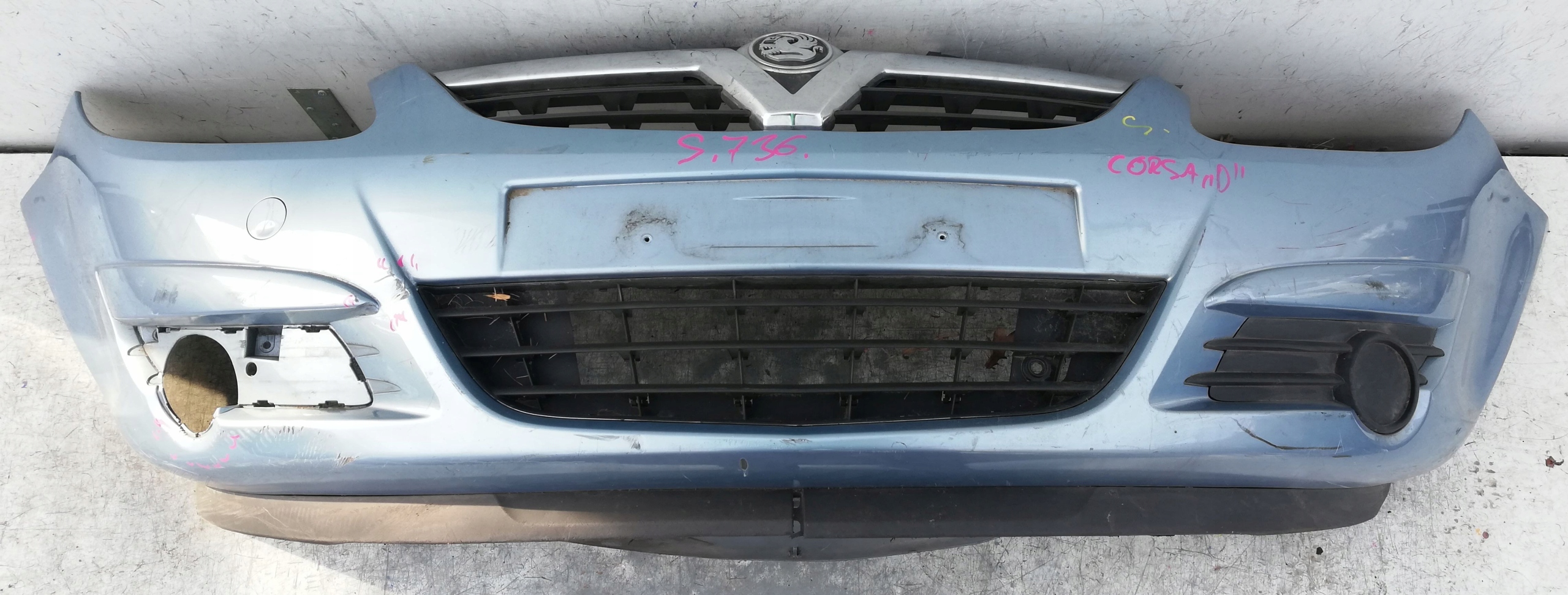 Opel Corsa D front bumper front