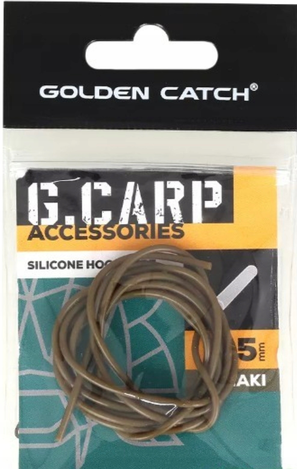 Rurka silikonowa Golden Catch G.Carp Silikone Hook Tube 0,5mm -1M Khaki