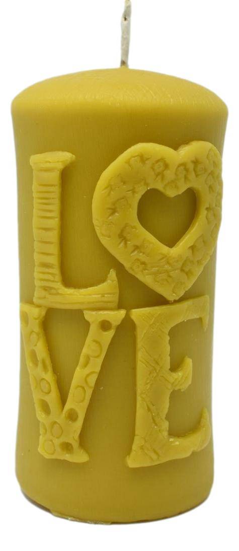 

Świeca z Wosku Pszczelego dekoracyjna bezzapachowa