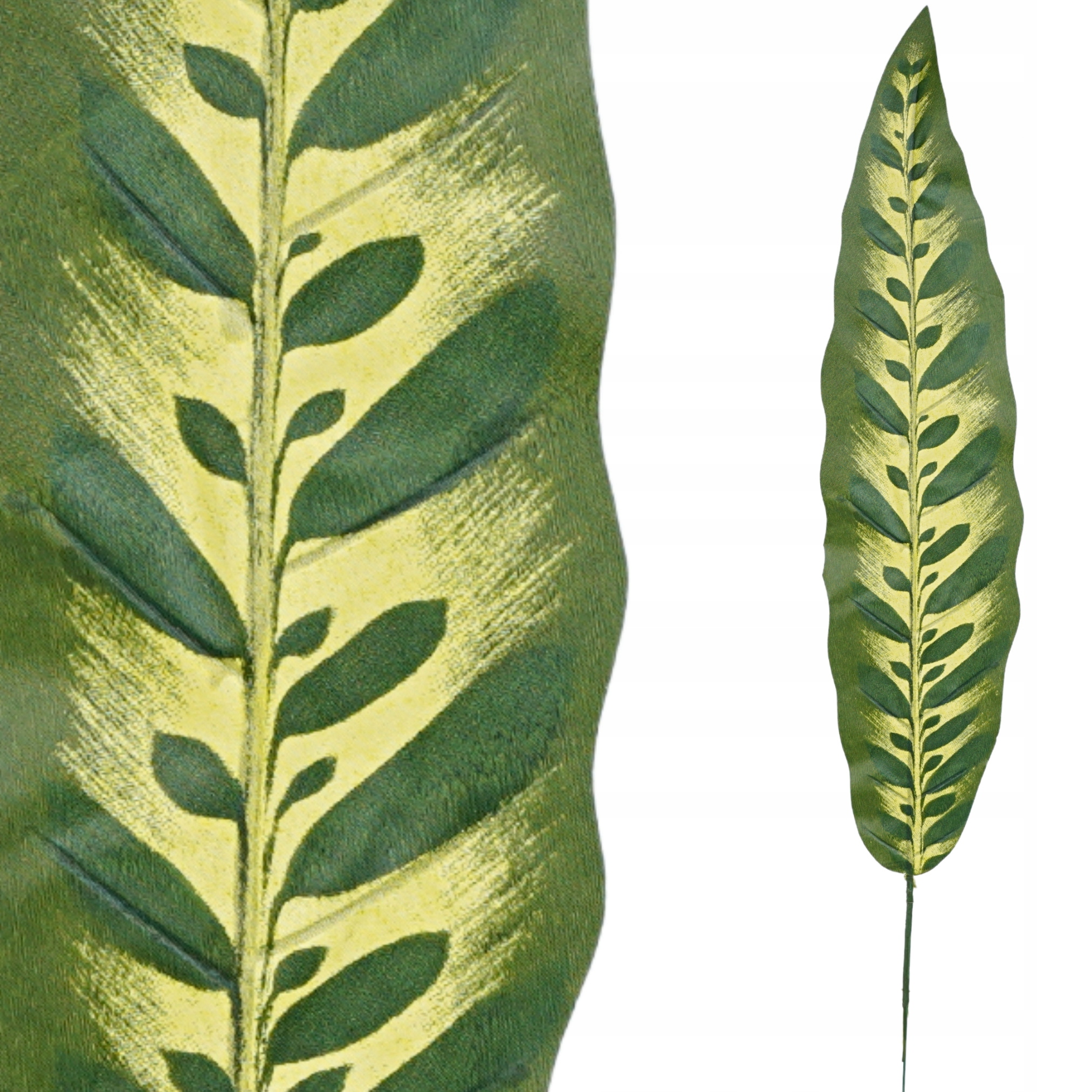 SZTUCZNE LIŚCIE GAŁĄZKA 57cm LIŚCIE DO BUKIETÓW WIĄZANEK FLORET