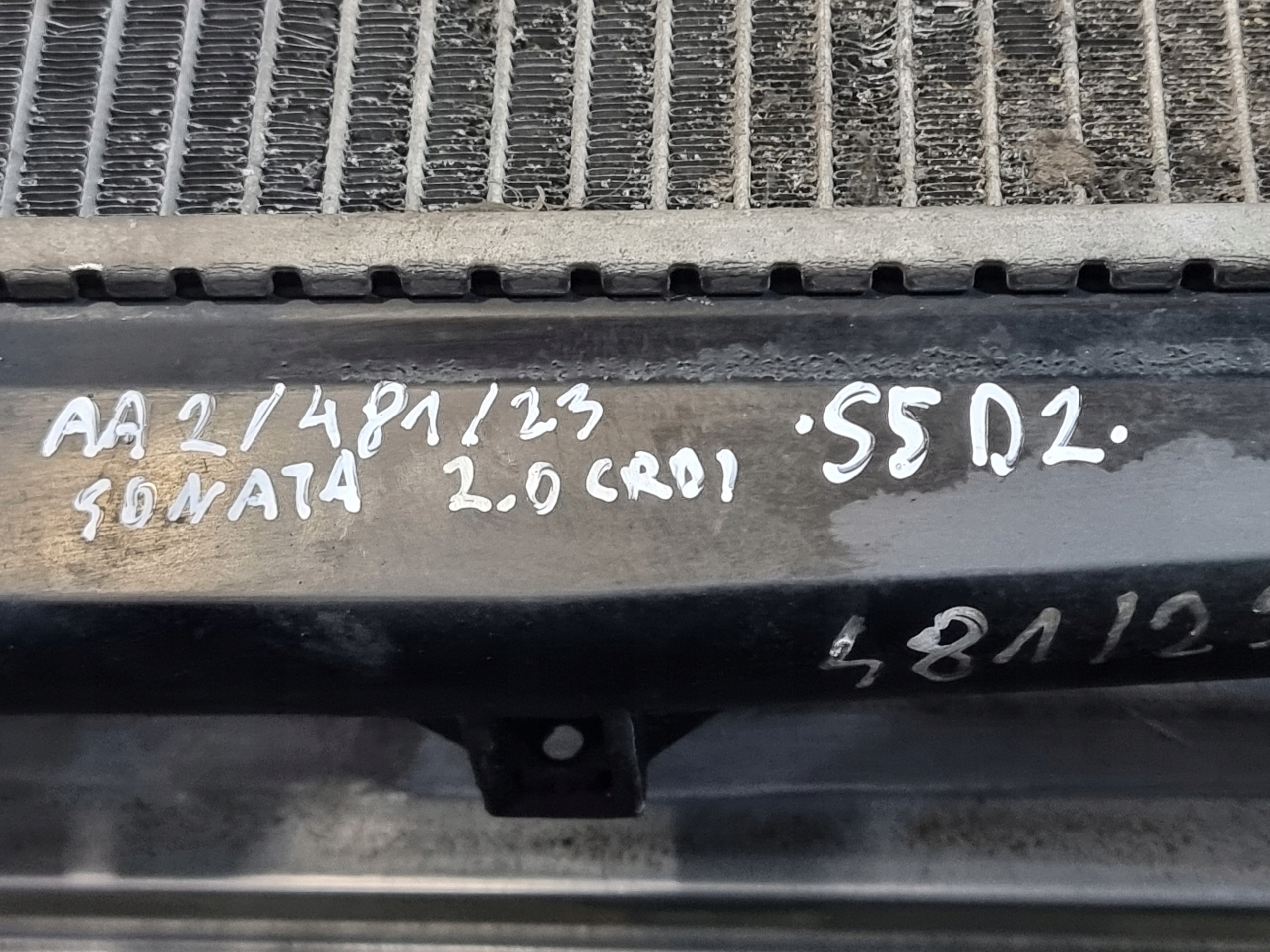water cooler HYUNDAI SONATA V 2.0 CRDi 103kW