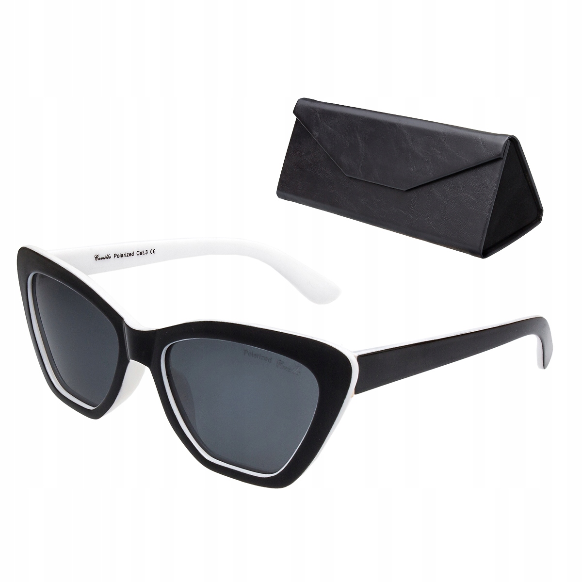 

Okulary Polaryzacja damskie etui Glare BlackWh 103