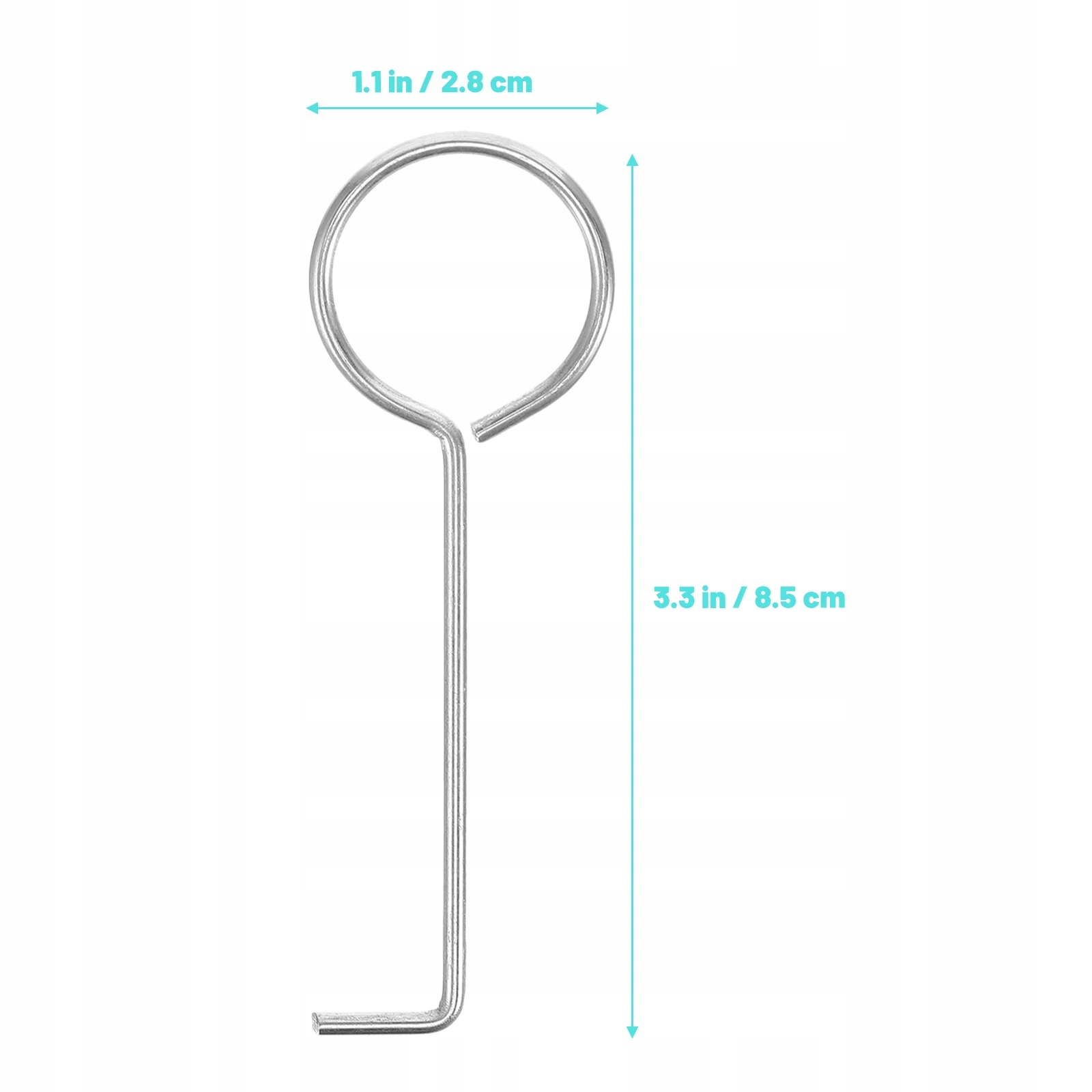 Uchwyt odpływu podłogowego Haczyk Sitko do zlewu Podnoszenie Długość (cm) 10