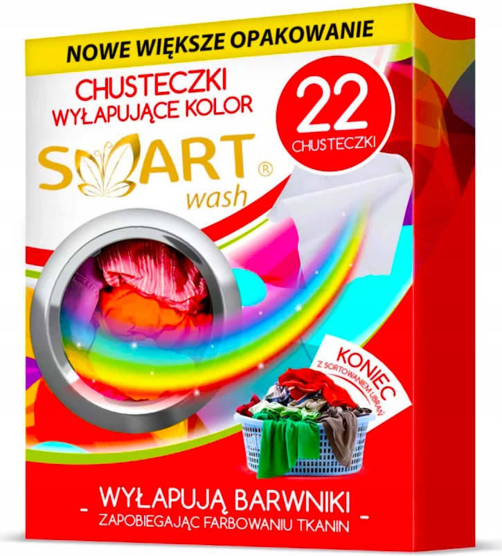 

Chusteczki Do Prania Przeciw Farbowaniu Ubrań 22SZ