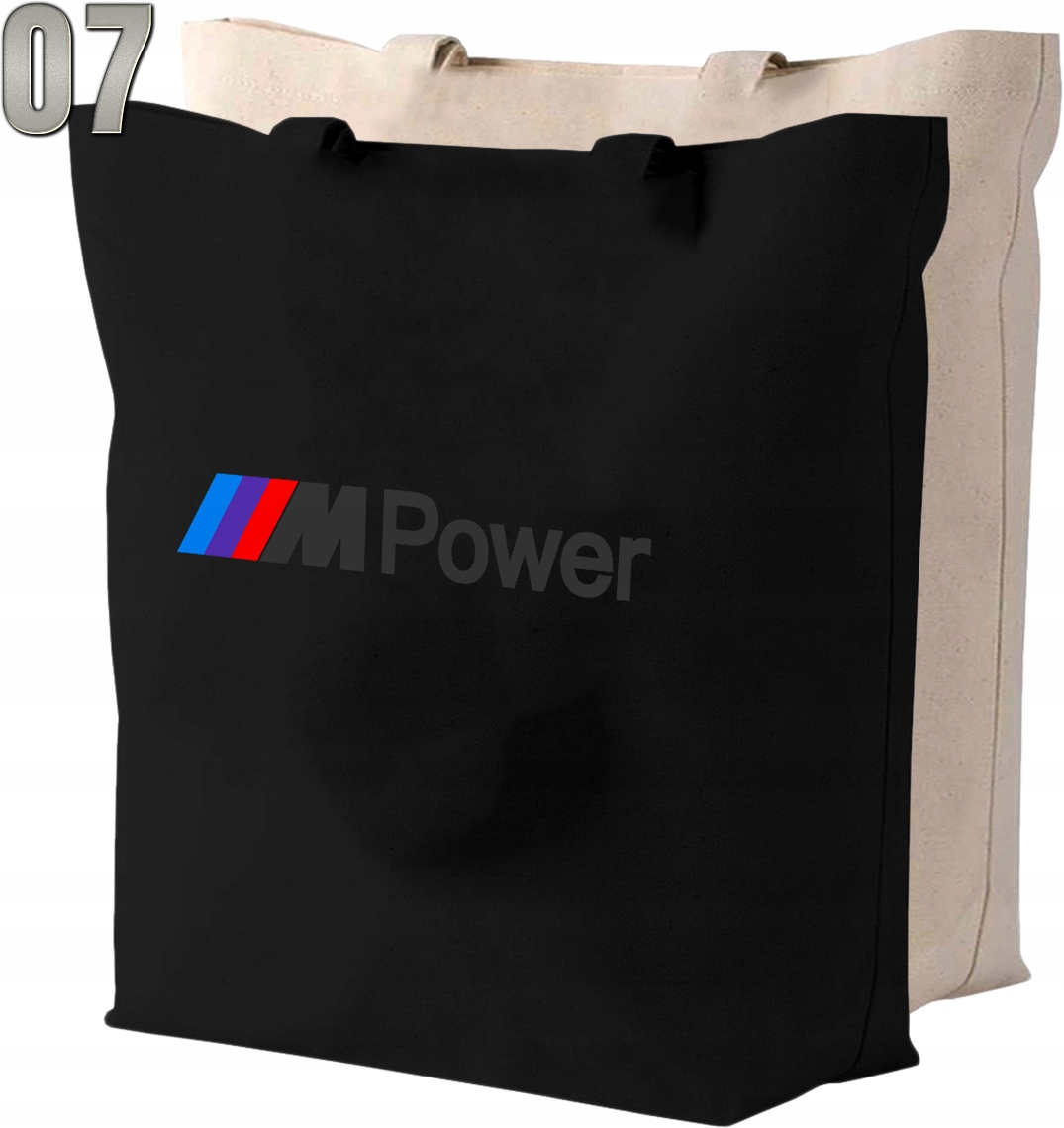 Torba bawełniana BMW + IMIĘ Głębokość produktu 10 cm
