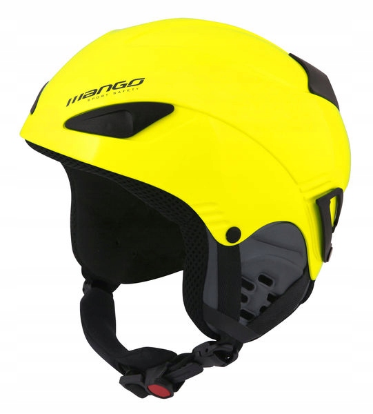 Mango Dětská Lyžařská Přilba Rocky, žlutá Fluo Velikost 48-52 Cm