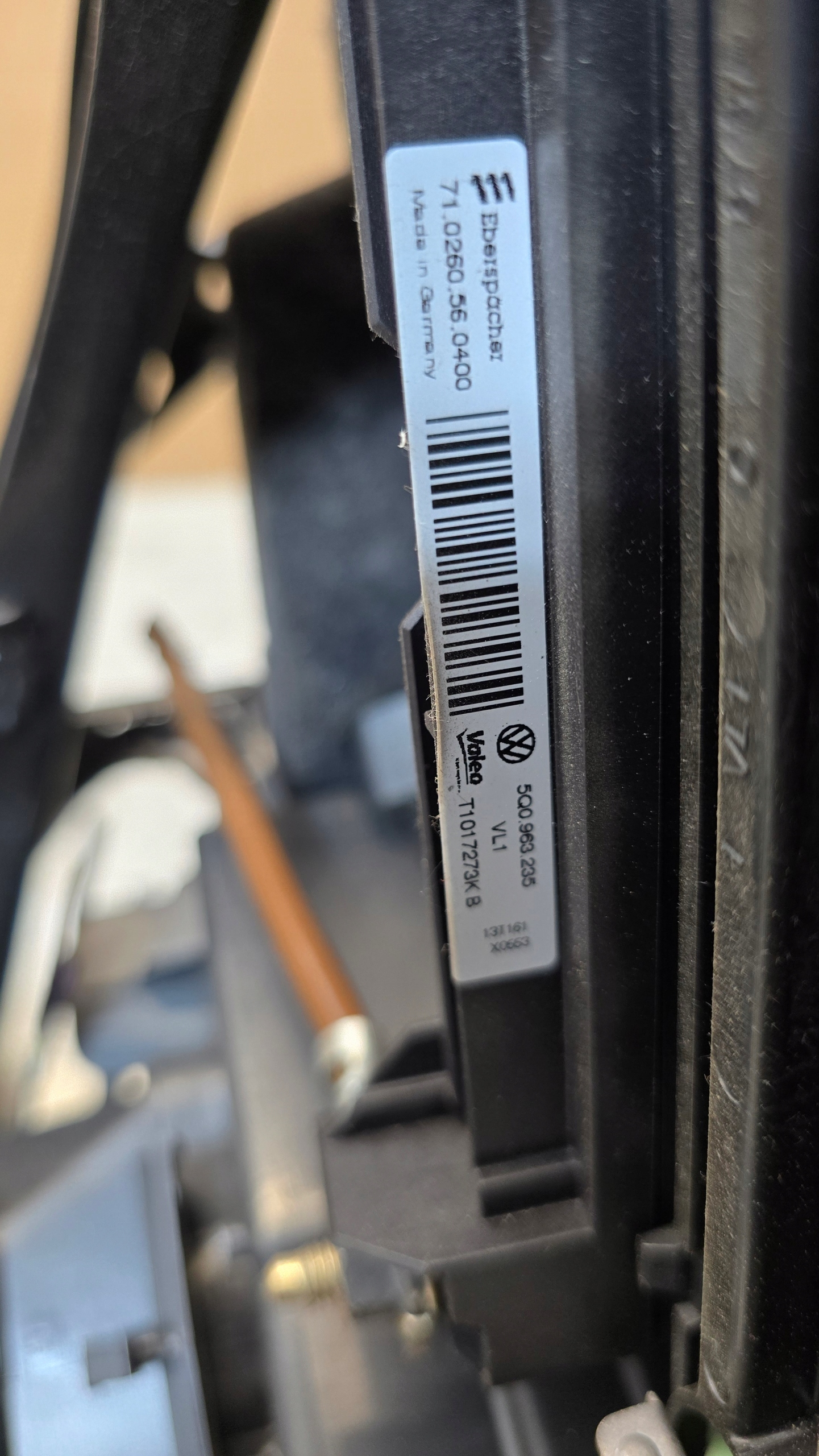 Audi A3 8V GOLF VII радиатор отопителя диффузор клима 2.0 tdi европа