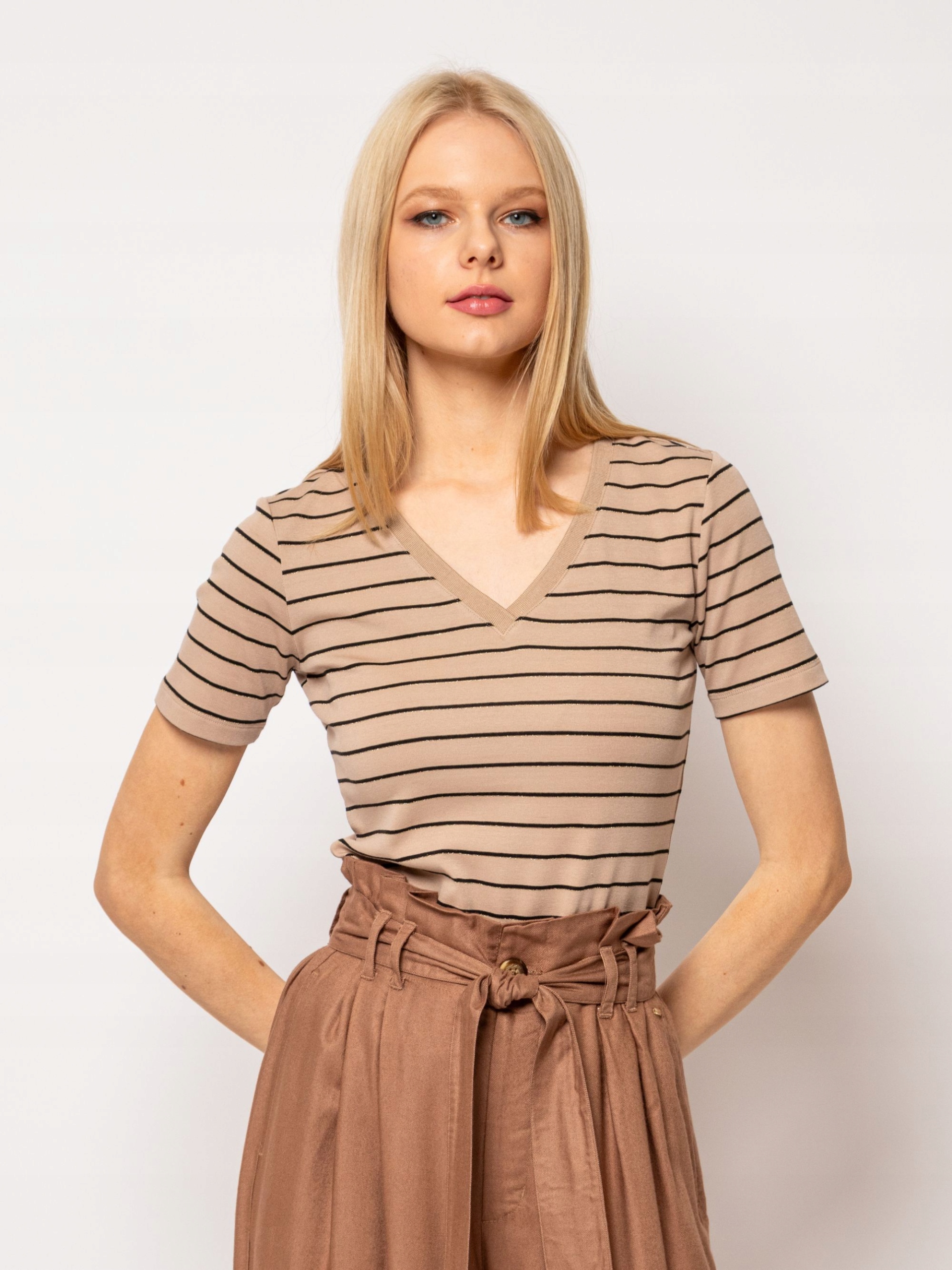 Heavy Tools Dámské Tričko Mistry Béžové Velikost Xs