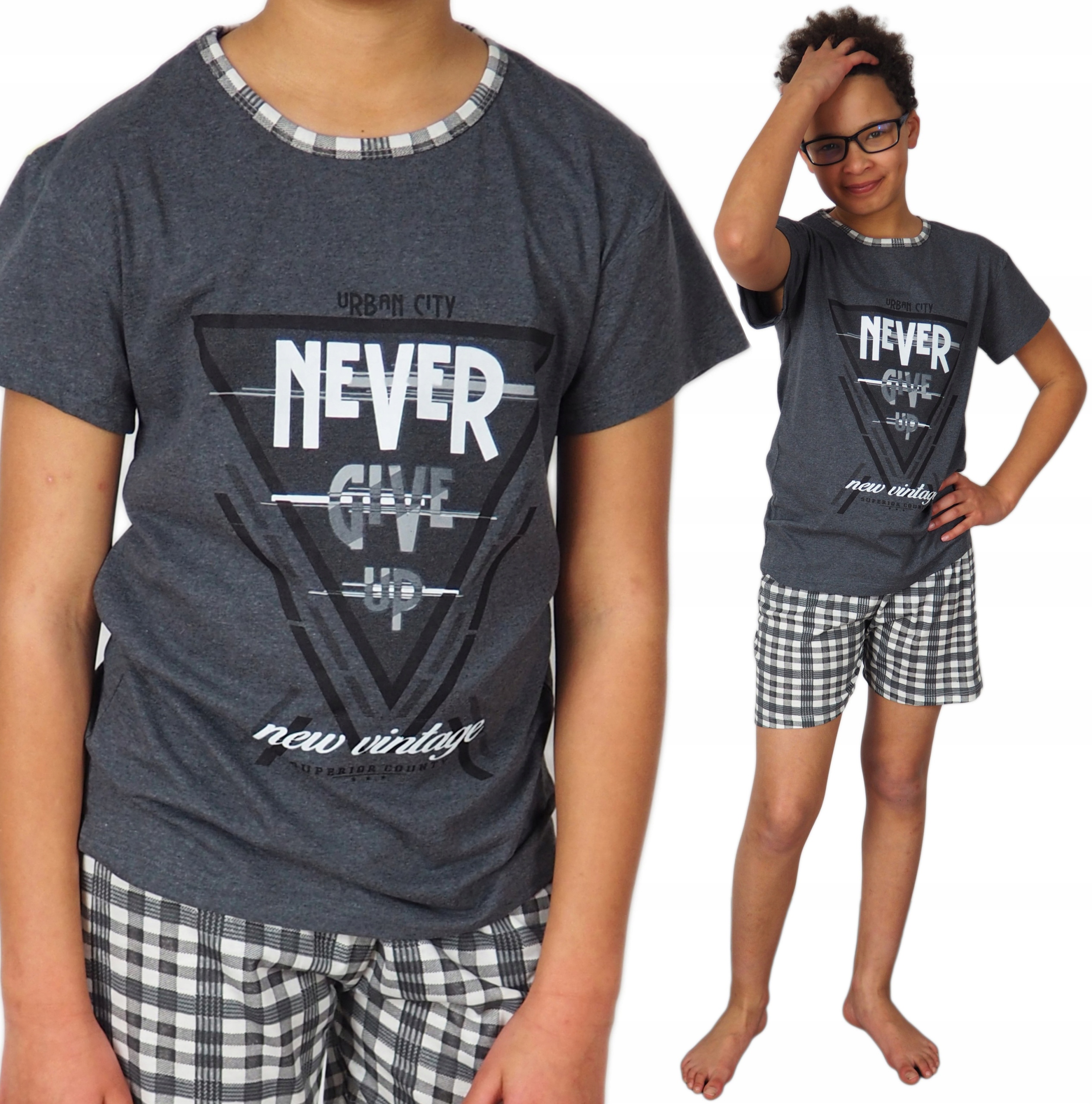 

Piżama Młodzieżowa 152/158 (s) szorty Chłopak Nv