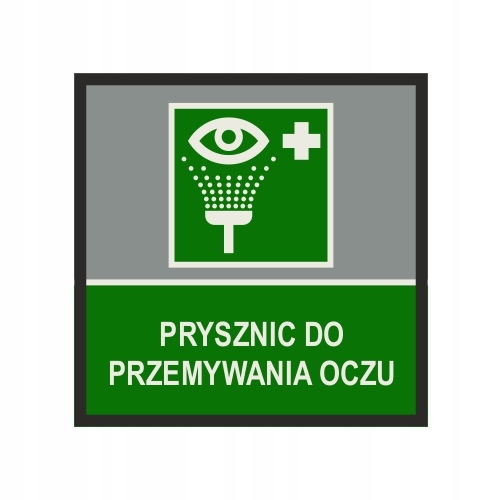Mata podłogowa PRYSZNIC DO PRZEMYWANIA OCZU 85x85