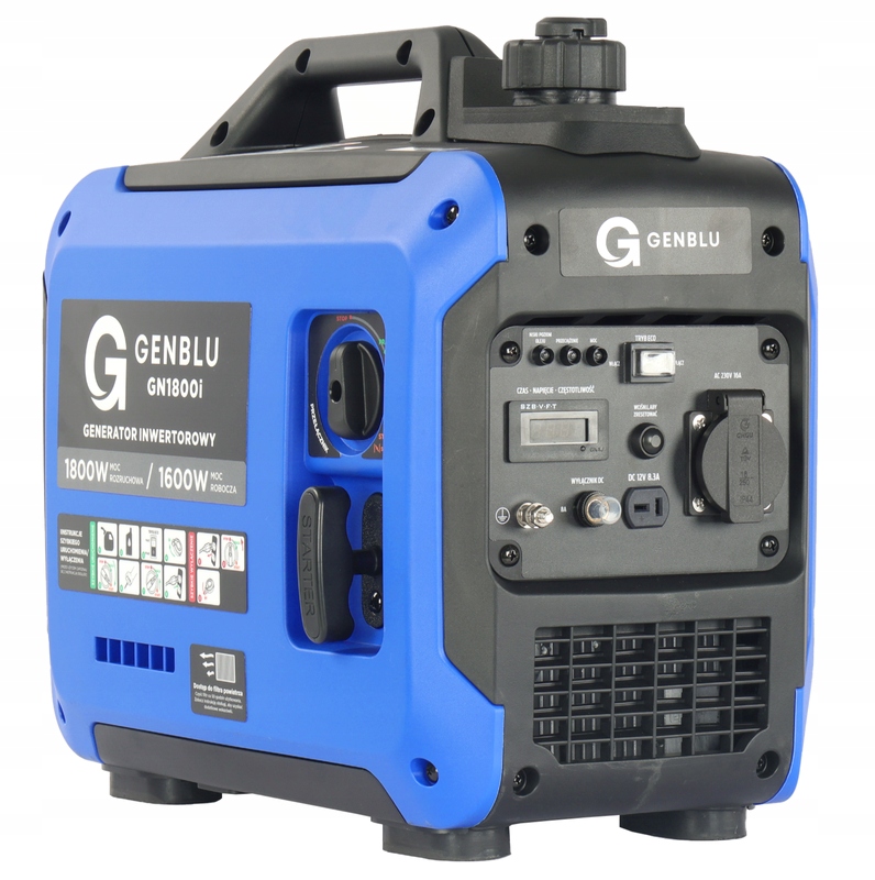 Invertorový generátor Genblu GN1800i 1800 W tichý Eco 14 kg 1.8 Kw