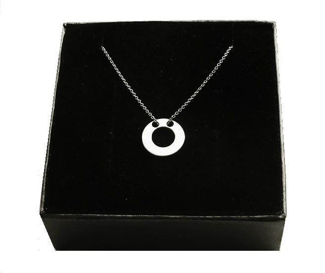 

Naszyjnik kółko kółeczko Celebrytka srebro 925