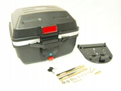 ЧЕМОДАН БАГАЖНИК ВЕЛОСИПЕД СКУТЕР МЕТАЛЛ 35L ШЛЕМ ЧЕРНЫЙ