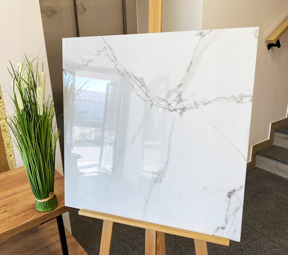 płytka 60x60 gres polerowany Atlanta white marmur Zastosowanie na zewnątrz wewnątrz