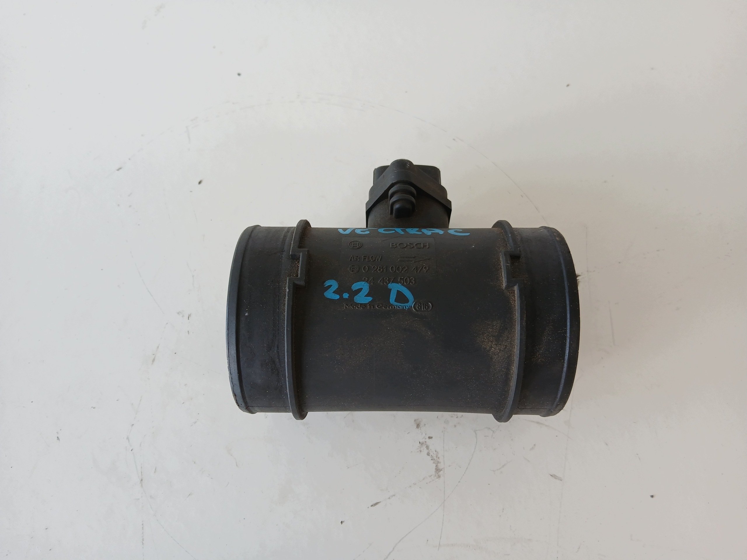 OPEL VECTRA C 2.2 DTI flow meter 24437503