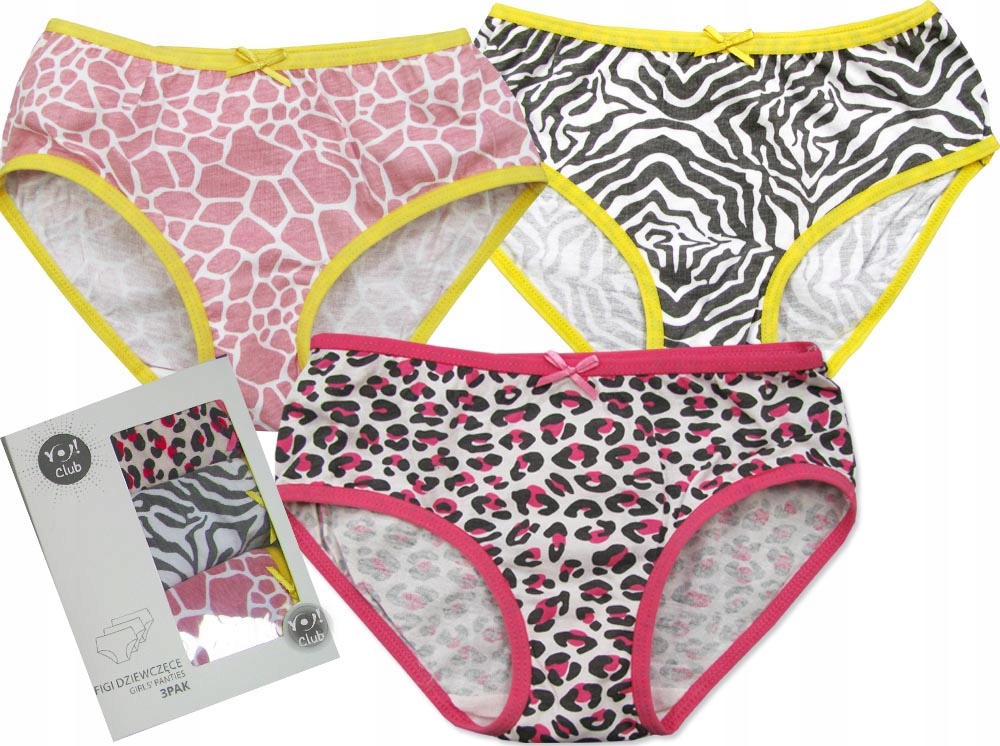 

86-92 Majtki figi Panterka Zwierzęce Yo 3pack B168