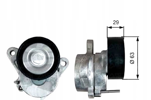 Gates Napínací Válec Audi A1 1.6 Tdi (8X1. 8XK. 8