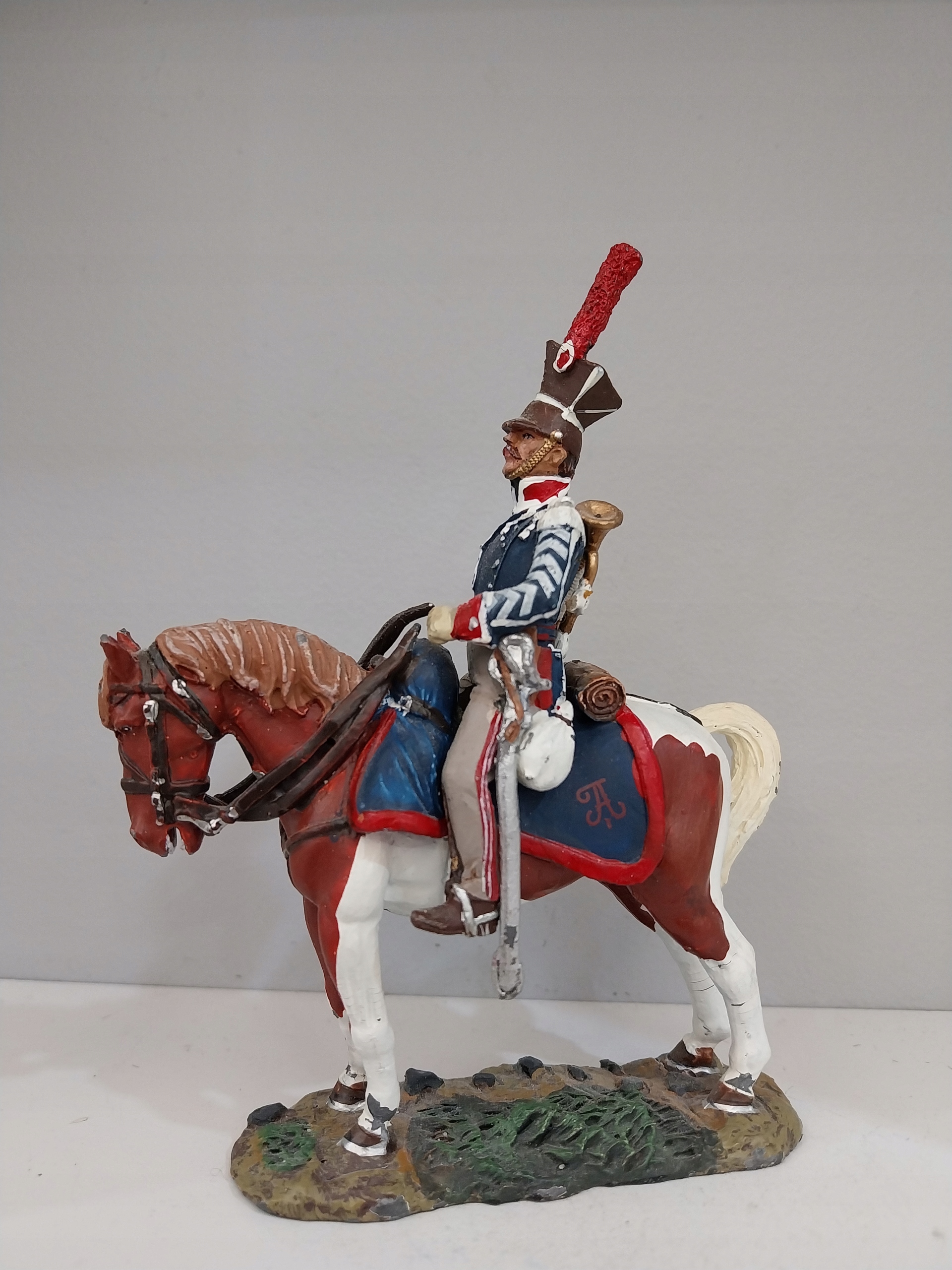 Russian Jitomirski Uhlan Trumpeter 1815 Del Prado 1/30 SNC090