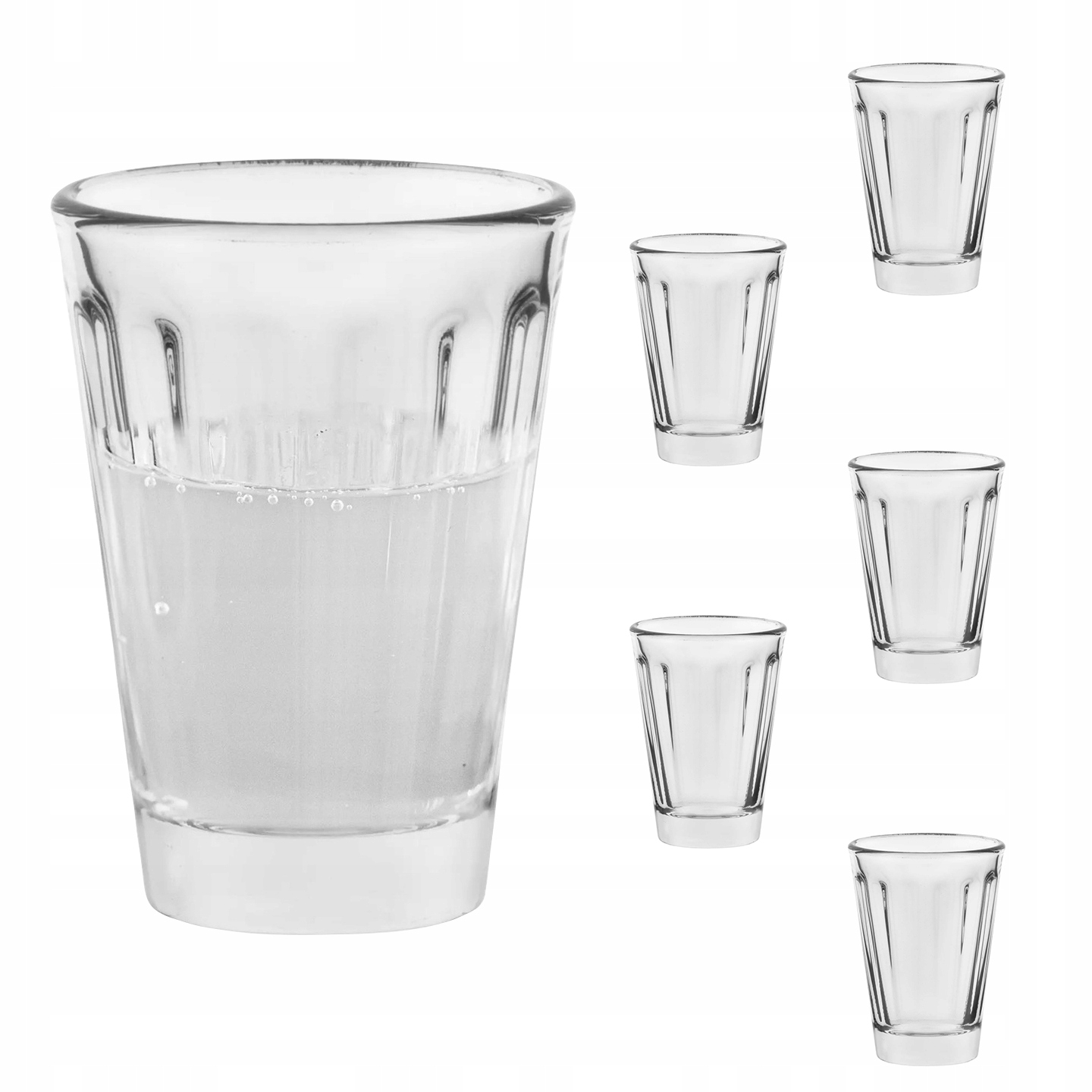 

Kieliszki do wódki i shotów niskie 50 ml 6 szt.