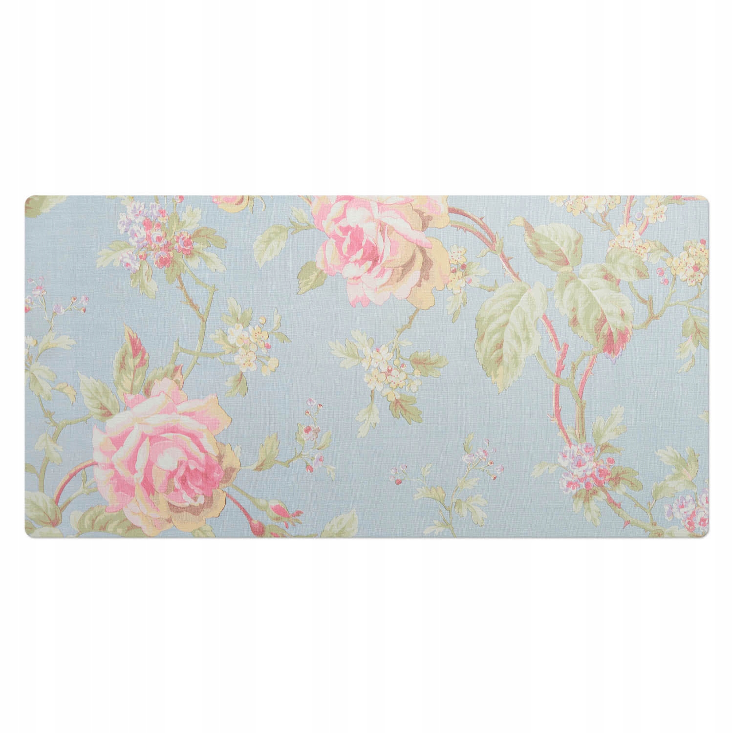 Herní podložka s motivem na desku Pastelové květiny na jemném pozadí 100 x 50 cm