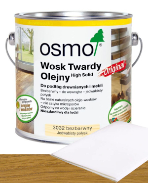 Osmo 3032 Tvrdý vosk olejový originál 2,5L Lesk
