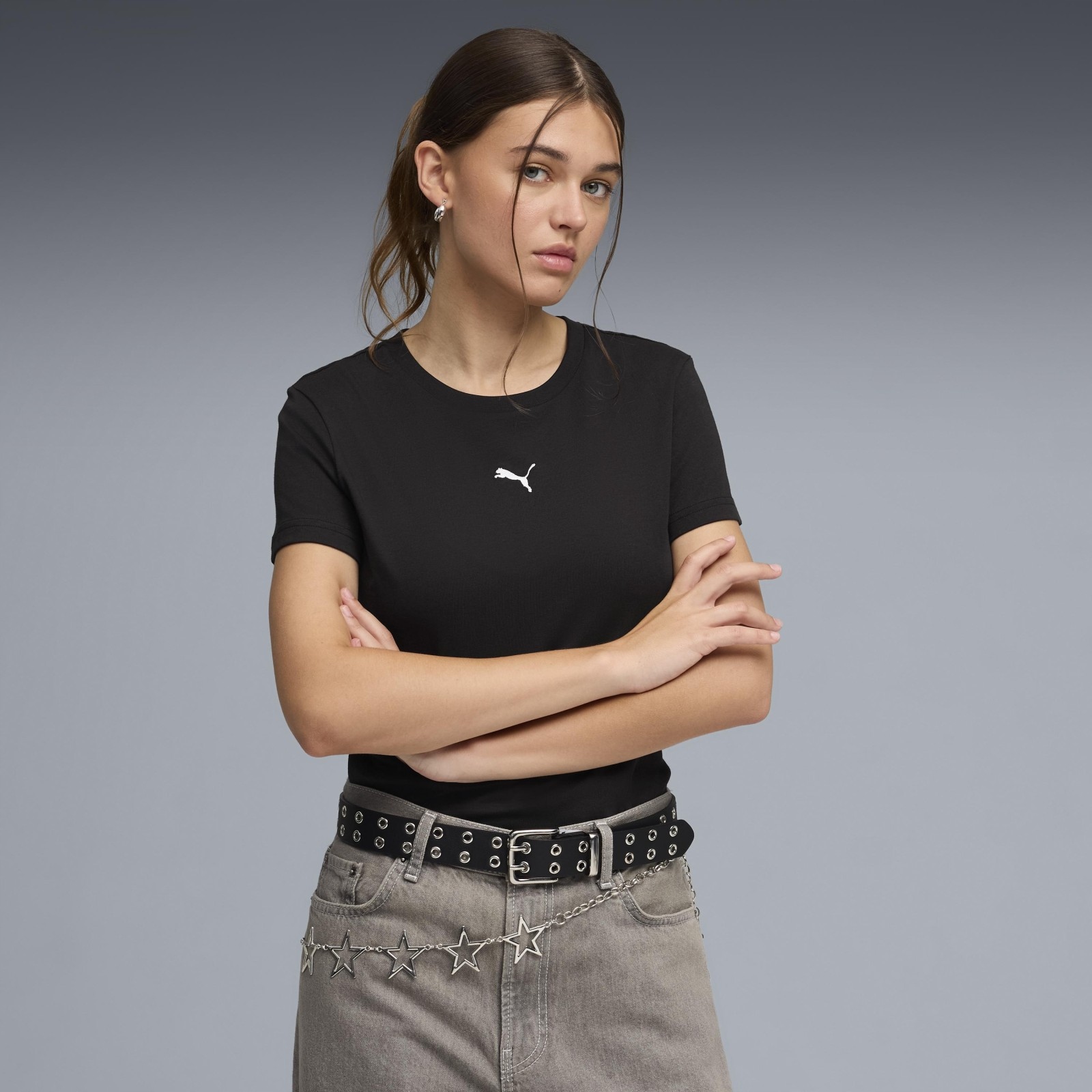 Dámské triko Puma Ess Cat Logo Tee