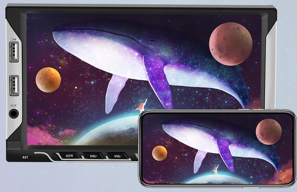 RADIO SAMOCHODOWE 2 DIN ANDROID GPS WIFI 7" KAMERA Rodzaje odtwarzanych nośników USB