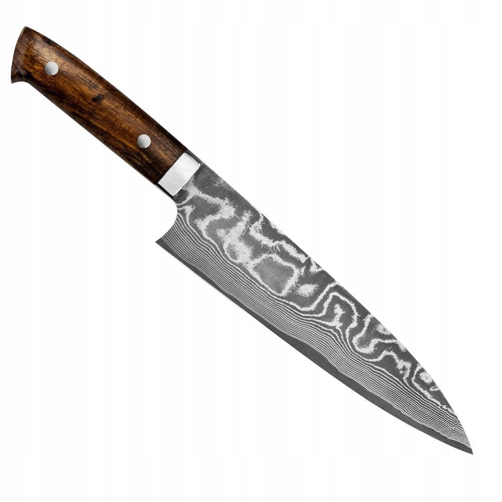 Takeshi Saji Iw Ručne kovaný VG-10 Japonský kuchynský nôž šéfkuchára 21 cm