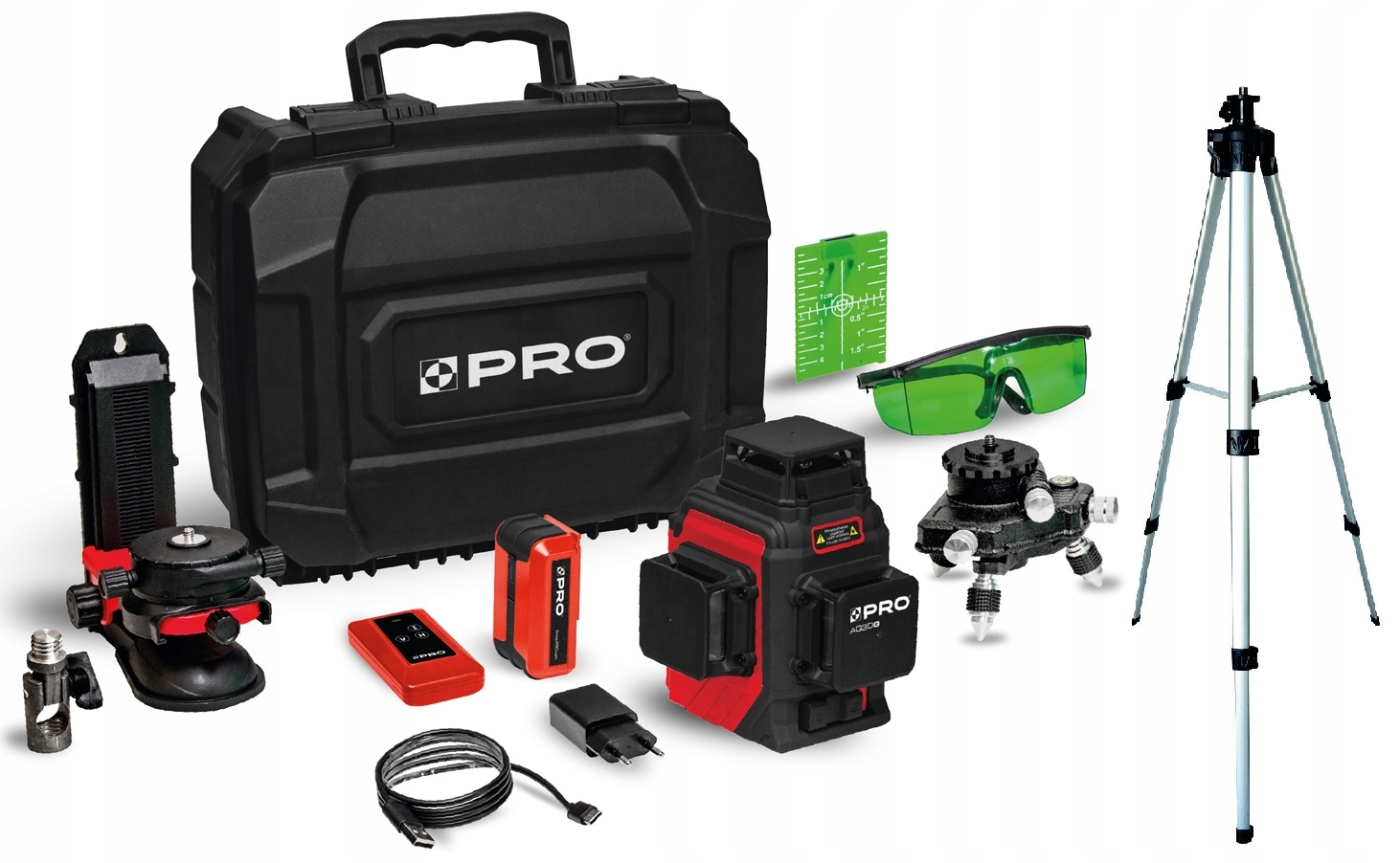 

Pro AQ3DG Laser Wieloliniowy Krzyżowy 3D 3x360°