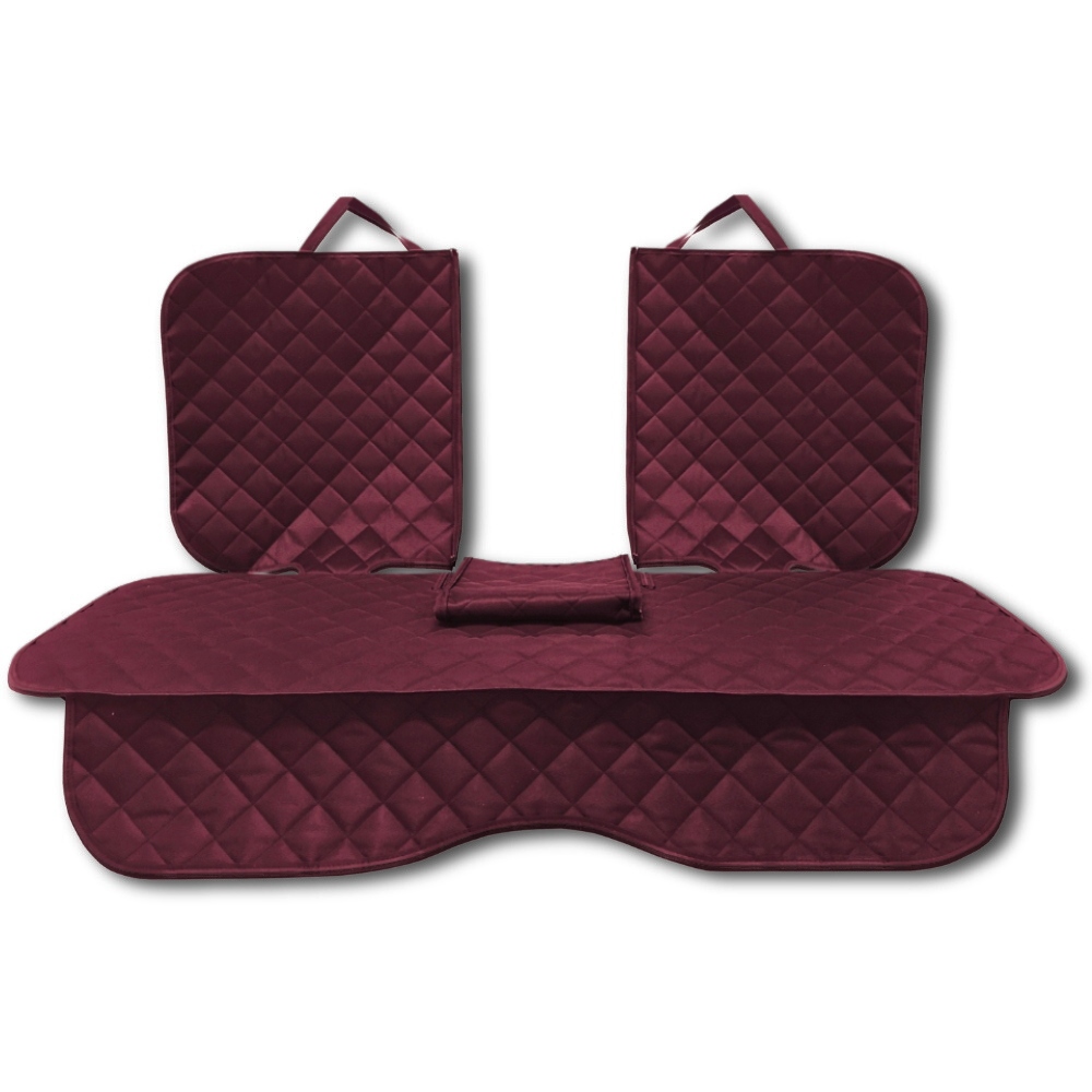 dvojitá Ochranná Podložka na podrúčku Zadná Pohovka Automobilu Bordová