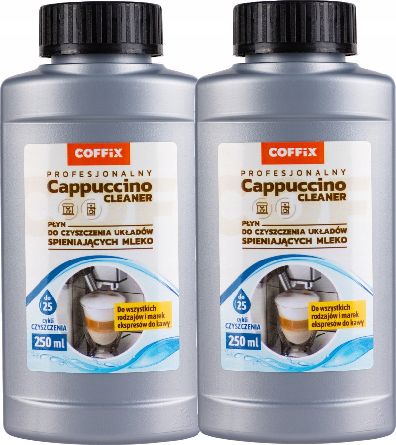 Coffix Cappuccino Cleaner Do Obwodów Mleka 2x250 ML