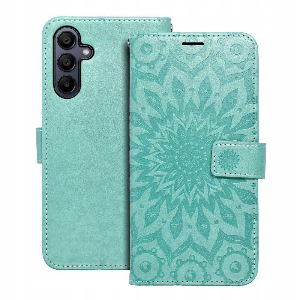 Etui Mezzo Book Do Samsung A15 4G A15 5G Mandala Zielony