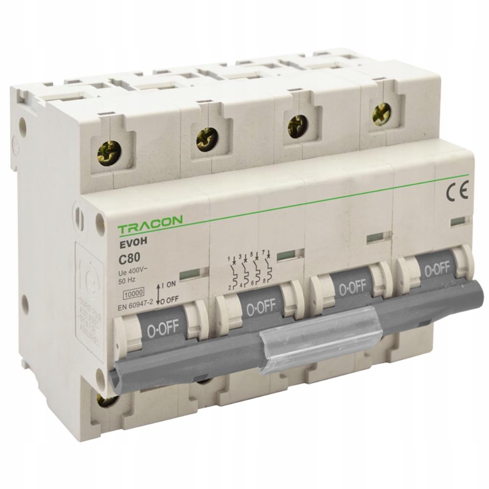 Nadprúdový vypínač 4P C80 10kA Tracon