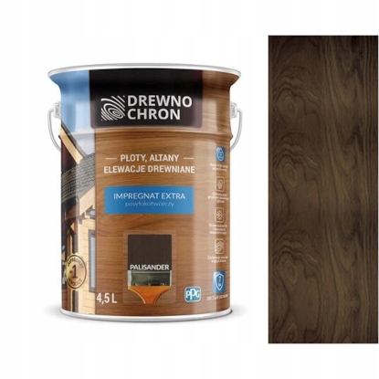 Drewnochron Palisander Impregnat Extra Powlokotworczy 4,5L Blisko Terminu