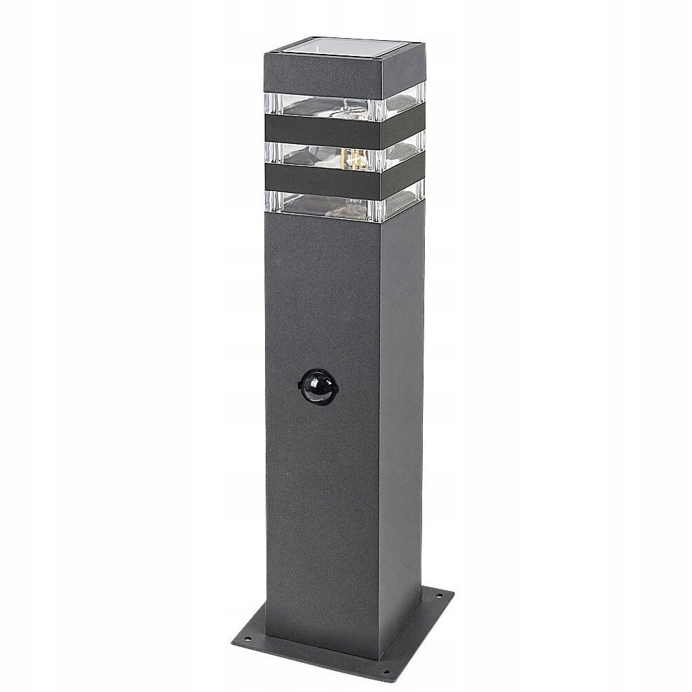 Venkovní sloupková zahradní lampa s senzorem Ankara 77026 Rabalux